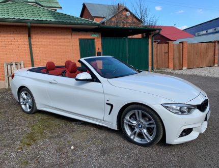 BMW 4-series Cabrio белого цвета